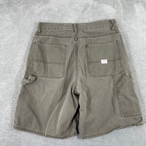 Vintage Y2K GAP Carpenter Shorts Mens 34 Gray Skater Baggy Utility Workwear